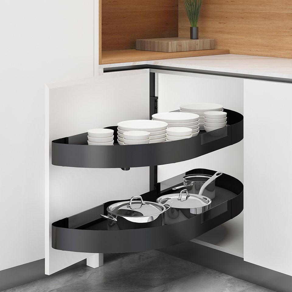 Фото Duslar Карусель MATRIX NOVAL, распашной фасад 600 мм, правая, антрацит