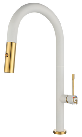 Картинка Rivelato Asti U-обр. с выдвижной лейкой D-35мм brina/oro
