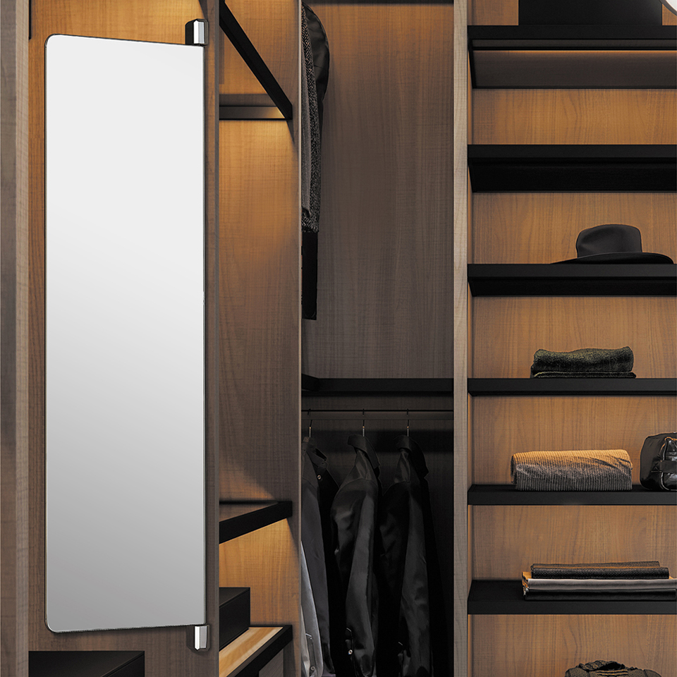 Фото Duslar Поворотное зеркало KIM, 304х25х1097 мм, бронза