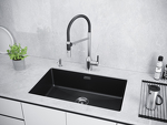Превью картинка Гранитная мойка Paulmark LUMI 74 UNI LU74-AN Антрацит #4