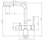 Превью картинка Смеситель для кухни Paulmark SERPENTINE Se213222-BG Брашированное золото BG #17