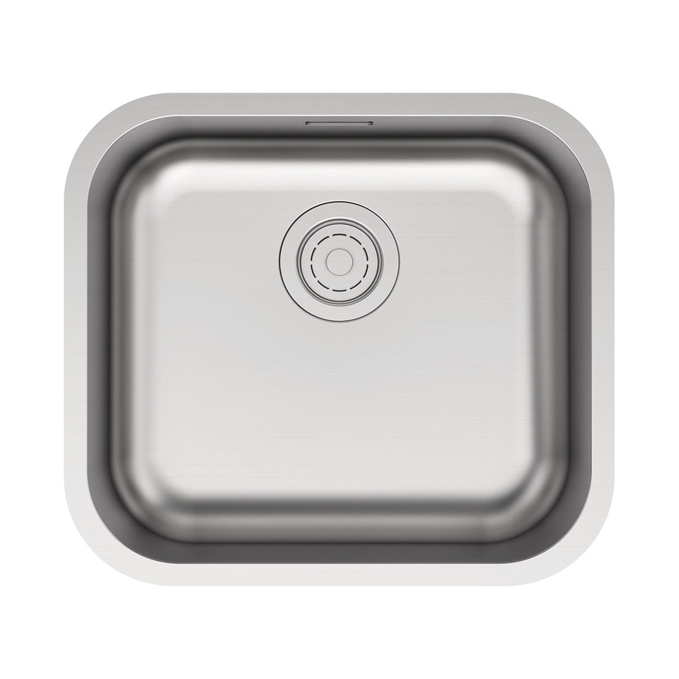 Фото Гранитная мойка Paulmark VELLO 48 UNI VE48-BS Брашированная сталь