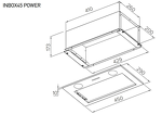 Превью картинка Полновстраиваемая вытяжка Meferi INBOX45BK POWER #2