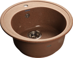 Превью картинка Мраморная мойка GranFest RONDO 510 Терракот #1