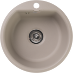 Превью картинка Мраморная мойка GranFest GF-SMART 435 Песочный #1