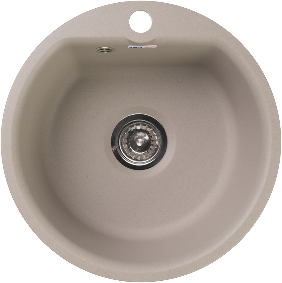 Фото Мраморная мойка GranFest GF-SMART 435 Песочный