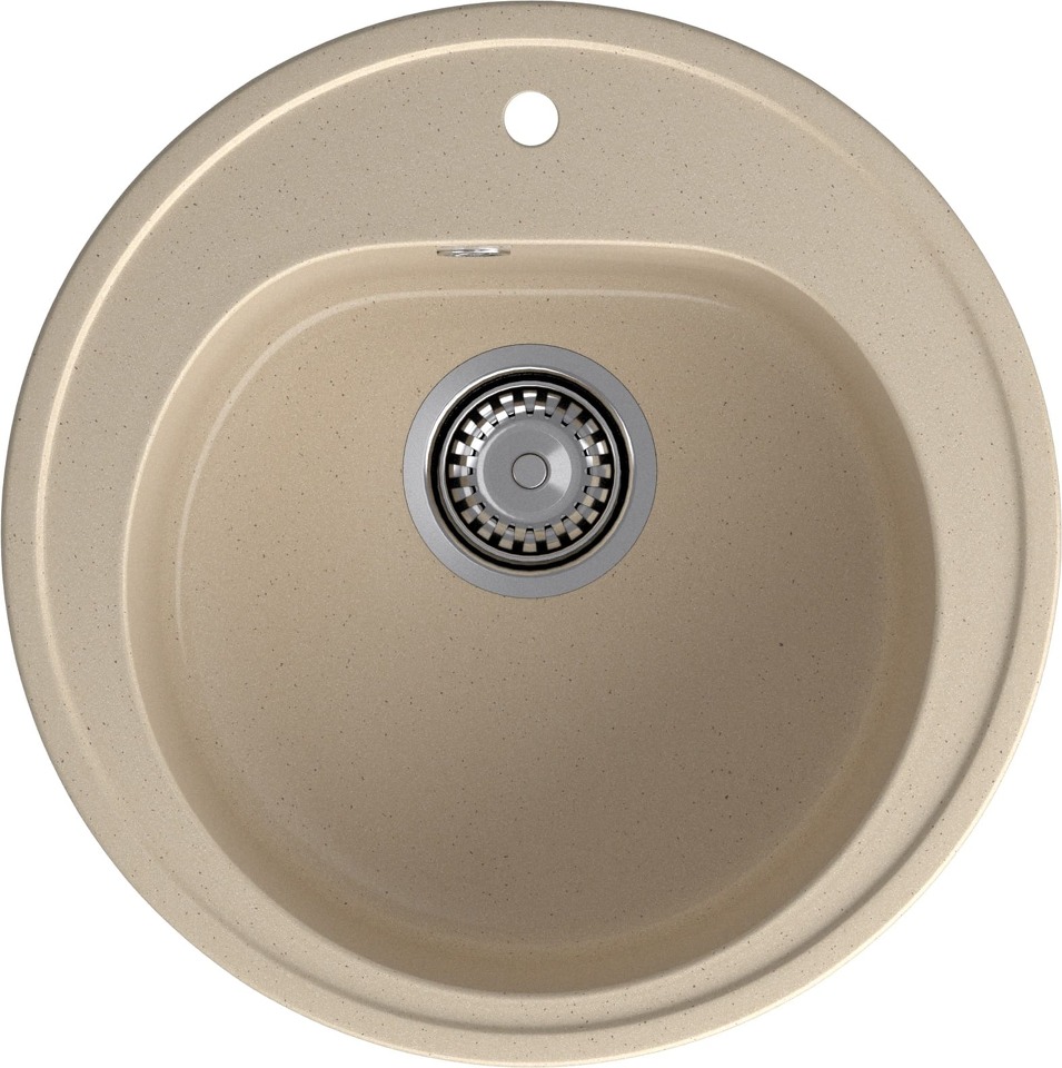 Фото Мраморная мойка GranFest RONDO 510 Кашемир