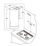Превью картинка Цилиндрическая вытяжка Meferi TUBE35WH COMFORT #2