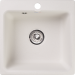 Превью картинка Мраморная мойка GranFest GF-SMART 430 Белый #1