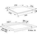 Превью картинка Индукционная варочная панель Franke SMART FSM 804 I B BK #2