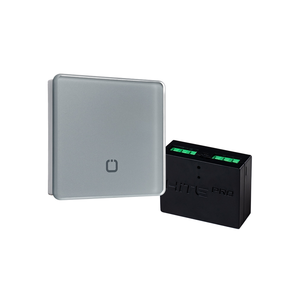 Фото Hite Pro Комплект из сенсорного радиовыключателя SN-R1 и радиореле Relay-1, алюминий/черный