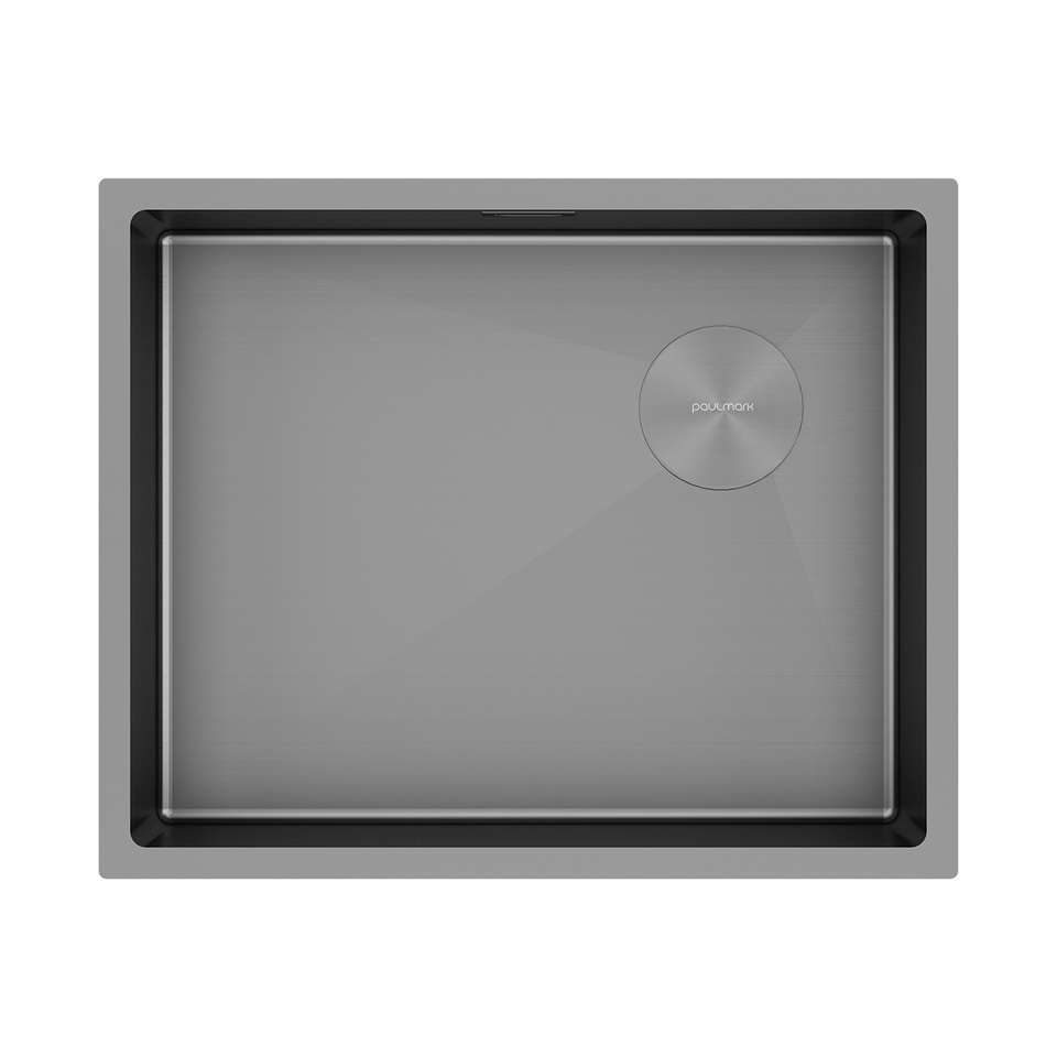 Фото Металлическая мойка Paulmark NEXT-SKEW 54 UNI PM885444-MG Матовый серый MG