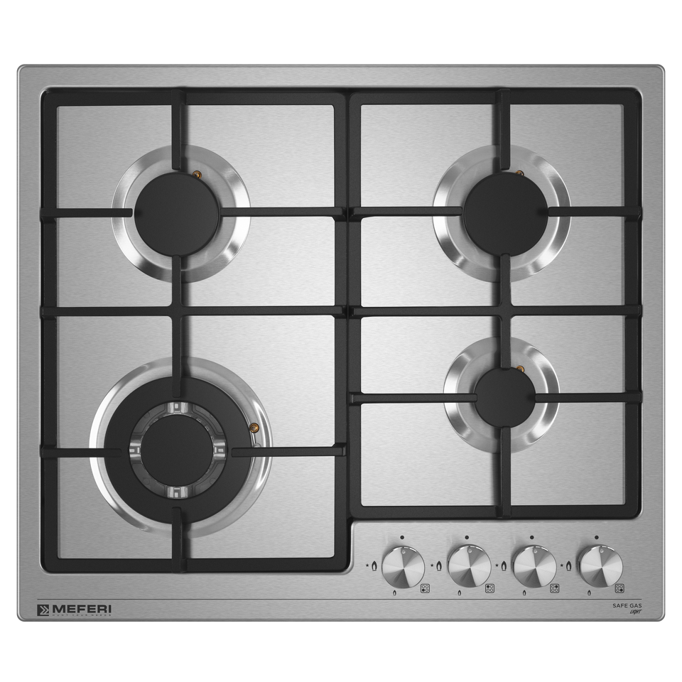 Фото Газовая варочная панель Meferi MGH604IX LIGHT