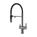 Превью картинка Смеситель для кухни Paulmark GRAVITY Gr213888-GM Вороненая сталь GM #1