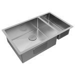 Превью картинка Металлическая мойка Paulmark NEXT 69/2S UNI PM226944-BSR Брашированная сталь #3
