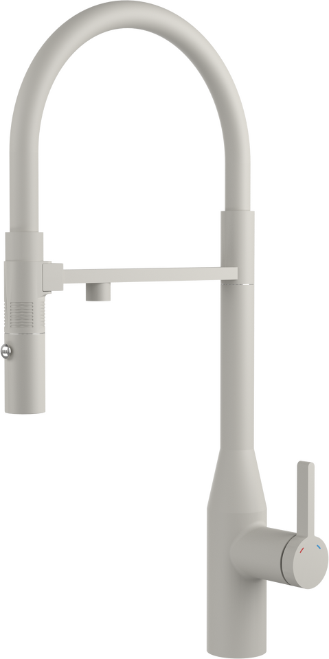 Фото Смеситель для кухни Rivelato ALMARA U-обр. гибкий излив с краном питьевой воды D-35мм brina