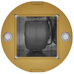 Превью картинка Островная вытяжка Meferi TUBE40GOLD ISLA COMFORT PLUS #6