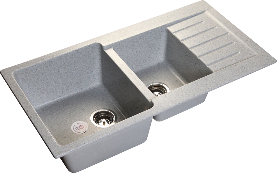 Фото Мраморная мойка GranFest PRACTIK 980KL Серый