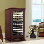 Превью картинка Шкаф винный  Meyvel Винный холодильник (шкаф) компрессорный MEYVEL MV99PRO-KBT2 (Спелая вишня) #6