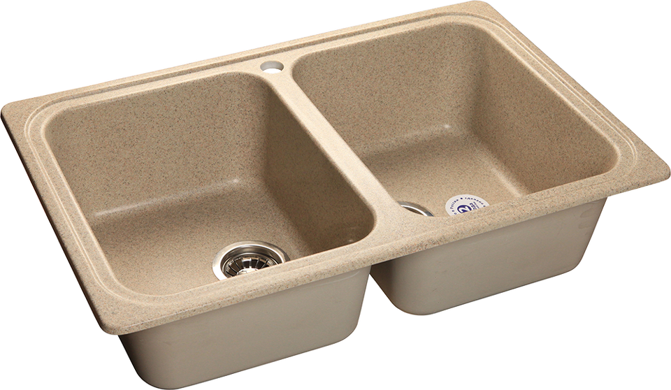 Фото Мраморная мойка GranFest STANDART 780K Песочный
