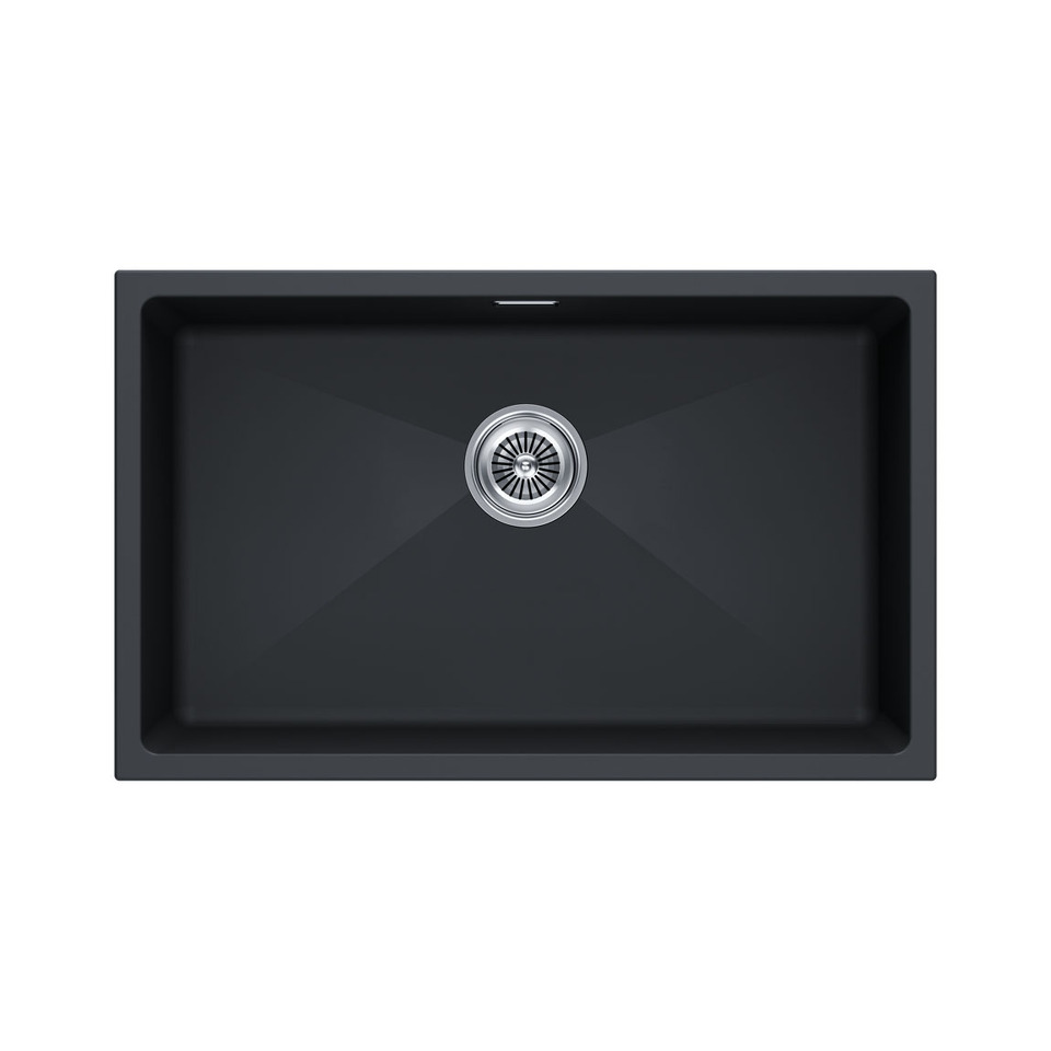 Фото Гранитная мойка Paulmark LUMI 74 UNI LU74-AN Антрацит