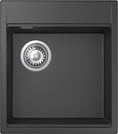 Превью картинка Гранитная мойка Rivelato TESORO 455-L 1-чаш 450*510 antracite #1