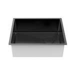 Превью картинка Металлическая мойка Paulmark NEXT-SKEW 54 UNI PM885444-MBN Матовый черный #3