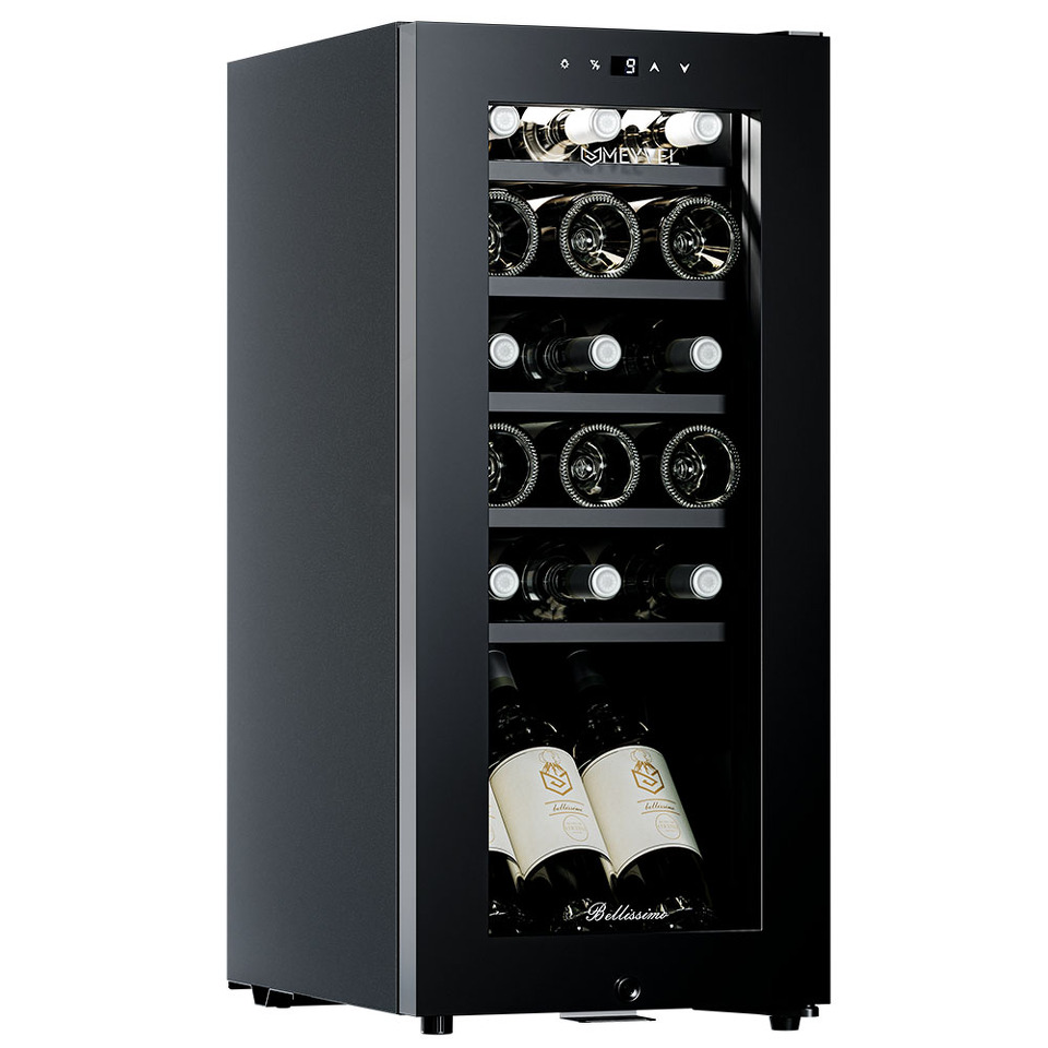 Фото Шкаф винный  Meyvel Винный холодильник (шкаф) компрессорный MEYVEL MV18-KBF1