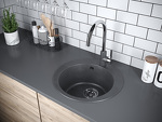 Превью картинка Кварцевая мойка Paulmark GELEGEN 50 PM404800-DG Графит DG #4