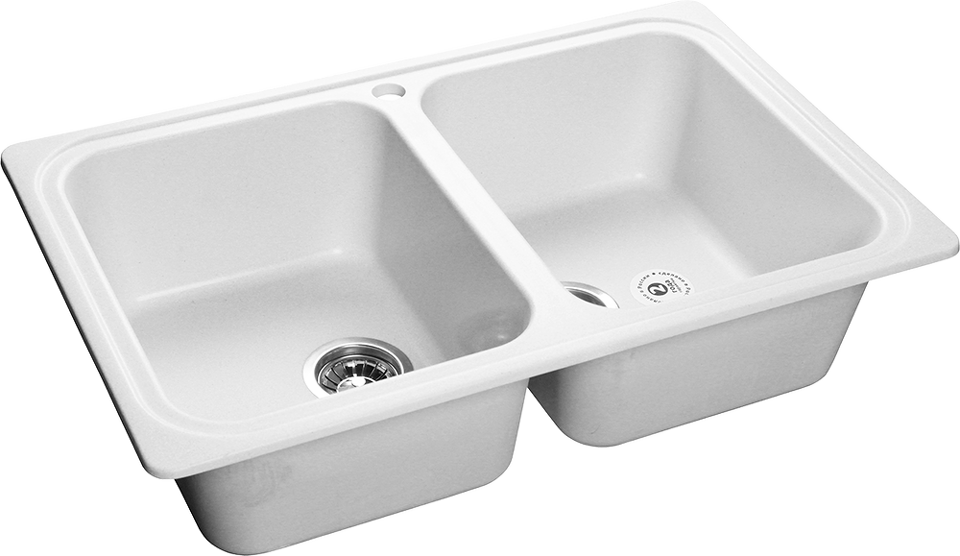 Фото Мраморная мойка GranFest STANDART 780K Иней