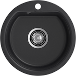 Превью картинка Мраморная мойка GranFest GF-SMART 435 Черный #1