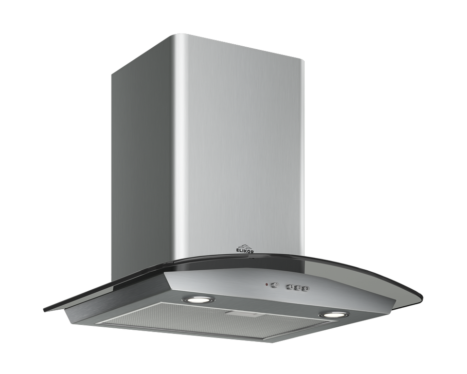 Фото Т-образная вытяжка  Elikor Аметист 50Н-430-К3Д нерж/тонир