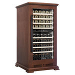 Превью картинка Шкаф винный  Meyvel Винный холодильник (шкаф) компрессорный MEYVEL MV99PRO-KBT2 (Итальянский орех) #1