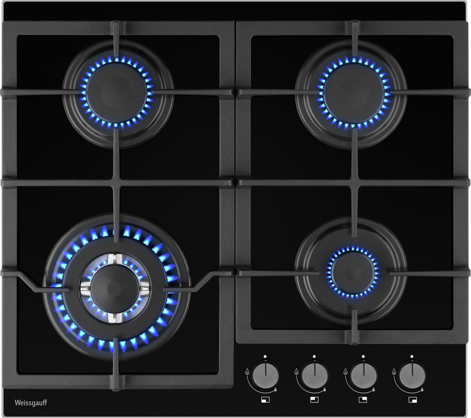 Фото Газовая варочная панель Weissgauff HGG 641 BGL