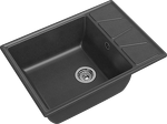 Превью картинка Мраморная мойка GranFest VERTEX 680L Графит #2
