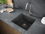 Превью картинка Кварцевая мойка Paulmark GERA 50 PM104546-DG Графит DG #4