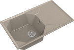 Превью картинка Мраморная мойка GranFest UNIQUE 840L Песочный #2