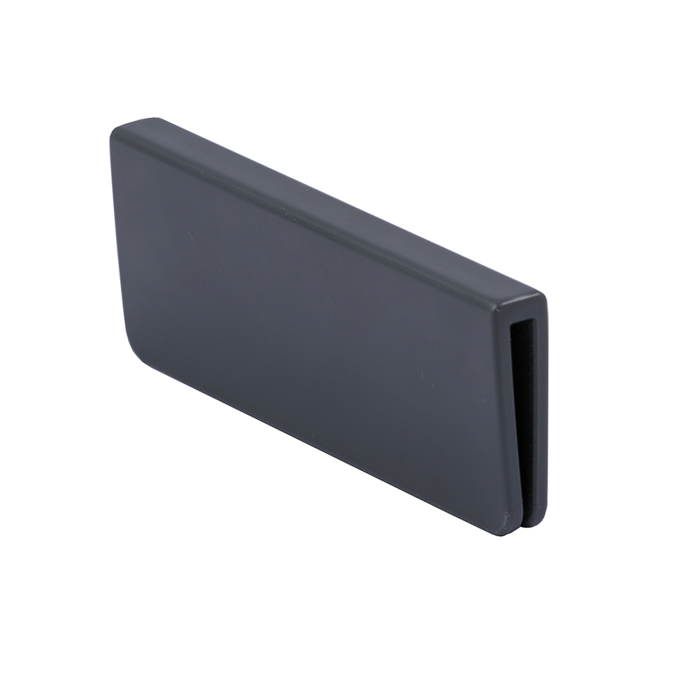 Фото Duslar Ручка-клипса на стеклянный фасад для коллекции MATRIX, антрацит