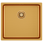Превью картинка Металлическая мойка Paulmark VISTA 48 UNI PM304844-BG Брашированное золото BG #2