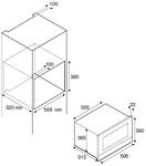 Превью картинка Печь микроволновая встраиваемая Bertazzoni F383MODMWSGNE #2