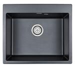 Превью картинка Кварцевая мойка Paulmark KANTE 60 PM106052-BLM Черный #2