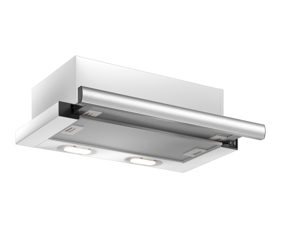 Фото Встраиваемая вытяжка Elikor Интегра 50П-400-В2Л белый/нерж