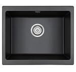 Превью картинка Кварцевая мойка Paulmark GERA 60 PM205546-BL Черный гранит BL #2