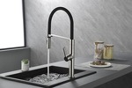 Превью картинка Смеситель для кухни Paulmark BARREL Ba214029-BS брашированная сталь #4