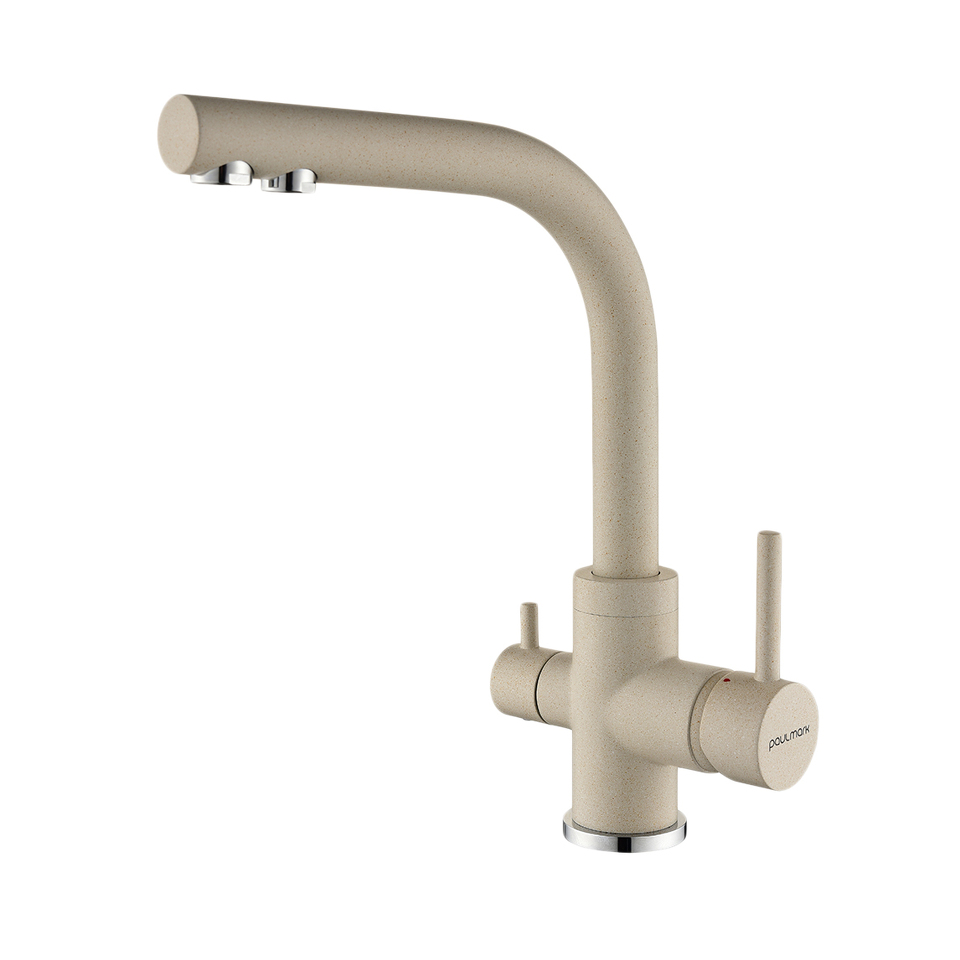 Фото Смеситель для кухни Paulmark ESSEN Es213011 Es213011-BE Бежевый