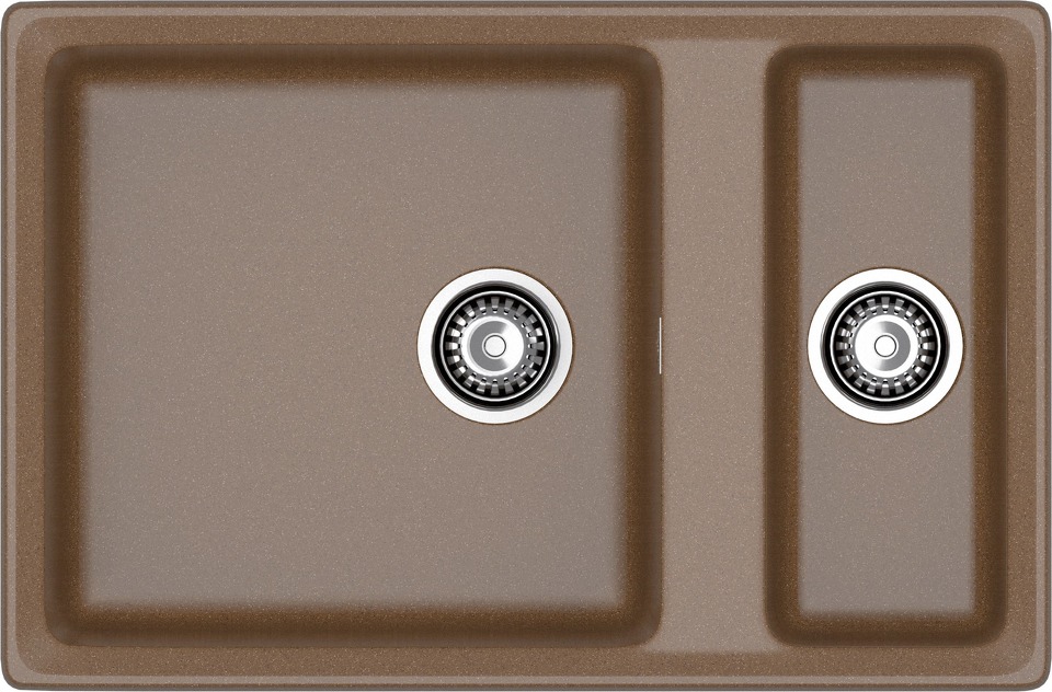 Фото Мраморная мойка GranFest LEVEL 760K Терракот