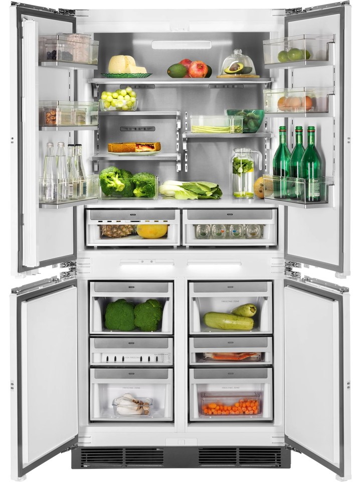 Фото Встраиваемый холодильник с морозильной камерой HIBERG S-RFQ 800 W inverter