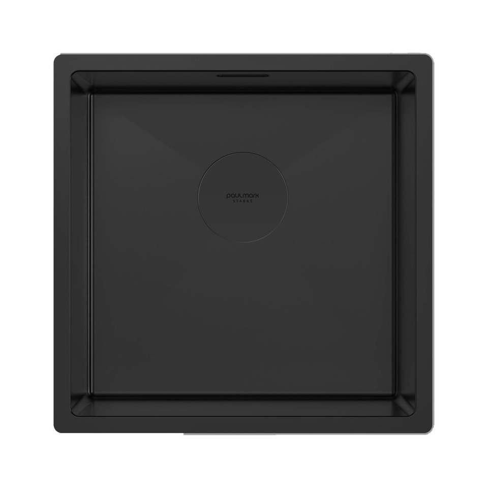 Фото Металлическая мойка Paulmark NEXT 44 UNI PM214444-MBN Матовый черный