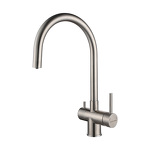 Превью картинка Смеситель для кухни Paulmark HELLER He213218-BS Брашированная сталь #1