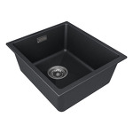 Превью картинка Гранитная мойка Paulmark LUMI 41 UNI LU41-BL Черный гранит BL #3